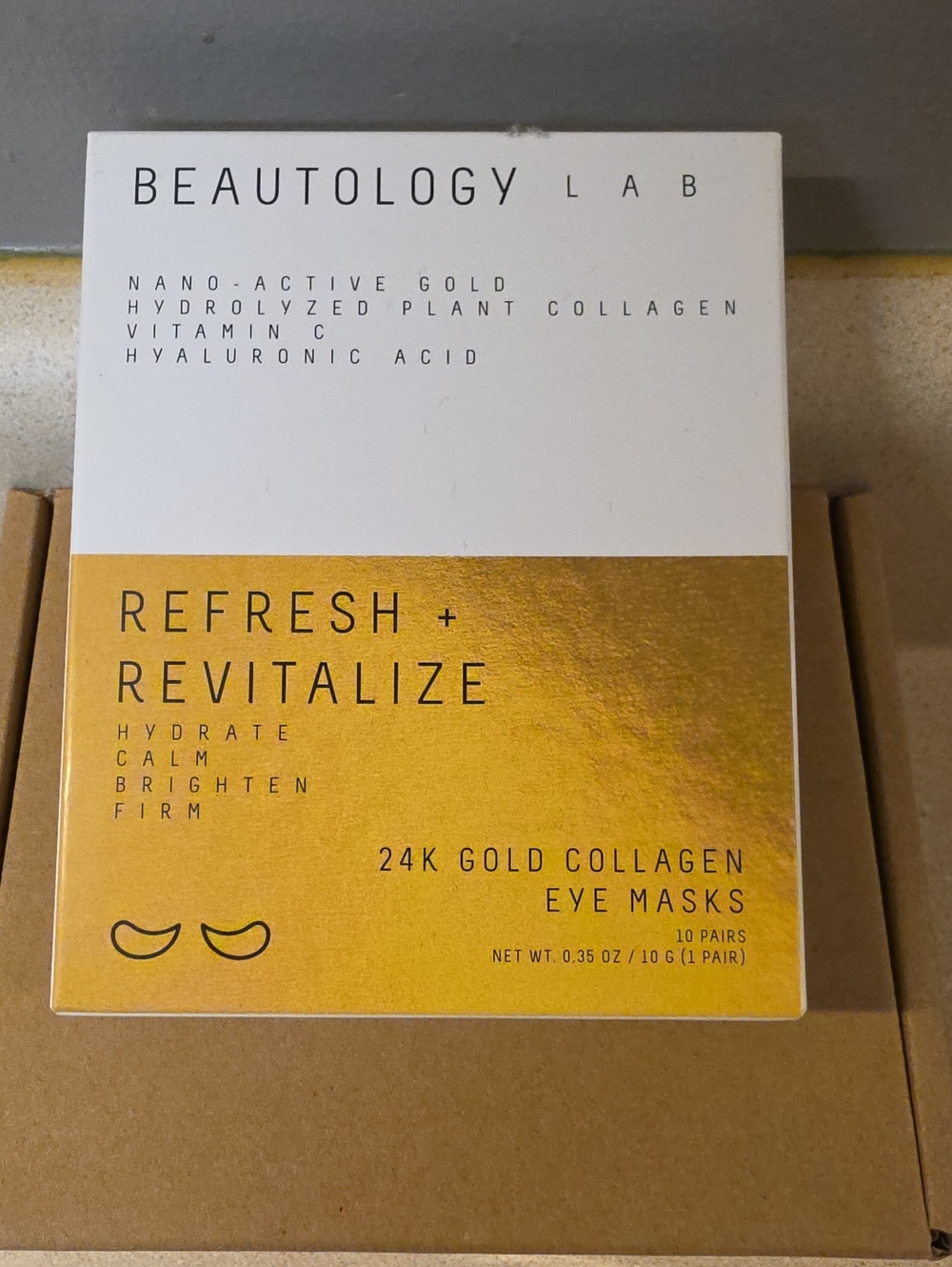 Refresh + Revitalize 24K Gold Collagen Eye Masks - Gold